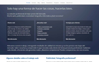 <a href="http://megacros.com/"> Megacros.com <br> Uno de los anteriores diseños para megacros.com. web megacros