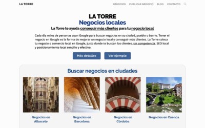 <a href="https://cosasdeladybug.megacros.com/">La Torre<br> Espacios en Internet para el posicionamiento de negocios locales - Proyecto personal La Torre trabajo web